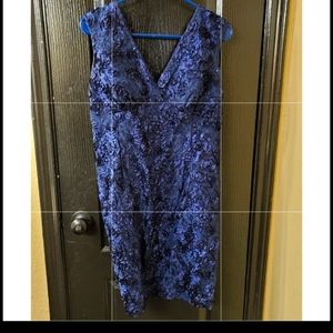 Marina Size 12 Formal Dress, Blue